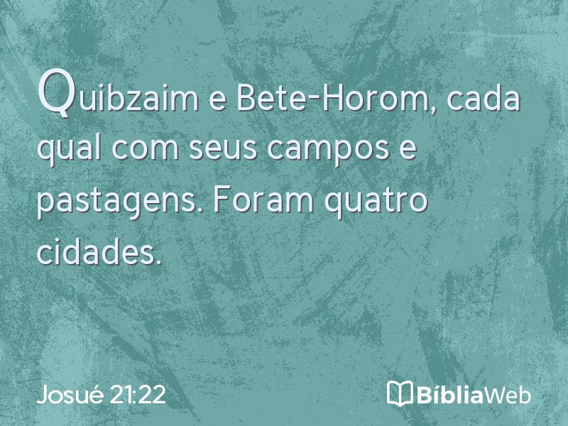 Josué 21:22 em imagem para compartilhar