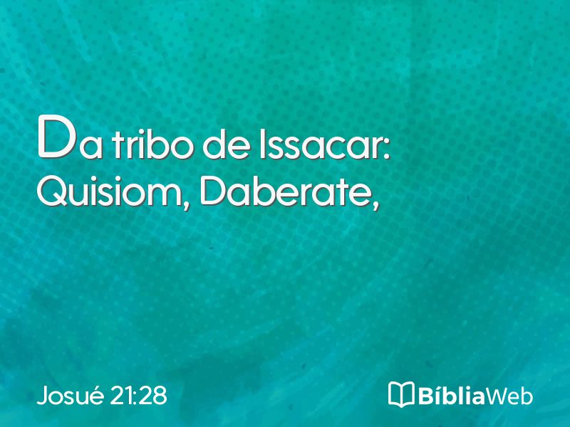 Josué 21:28 em imagem para compartilhar