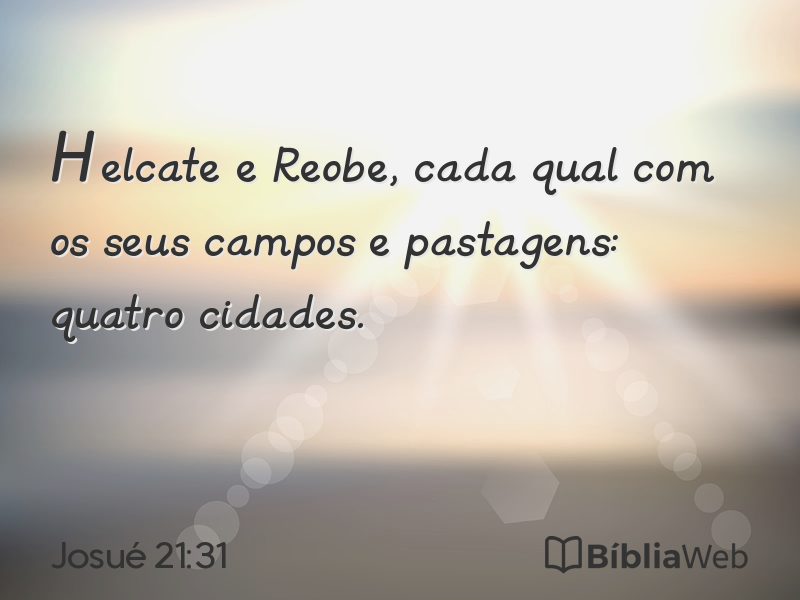 Josué 21:31 em imagem para compartilhar