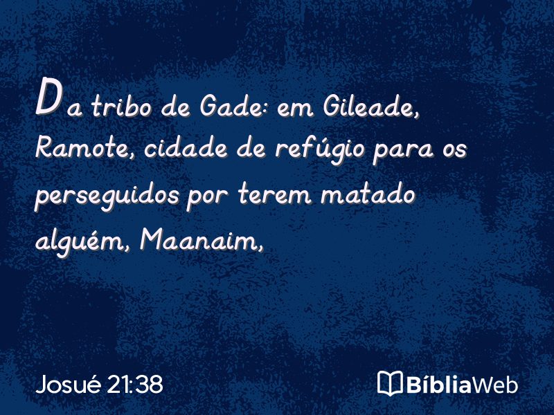 Josué 21:38 em imagem para compartilhar