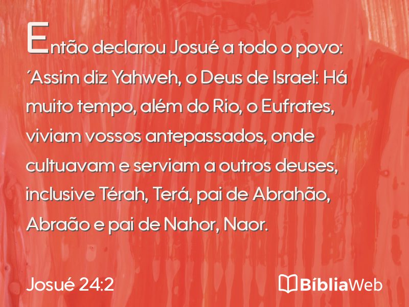 Josué 24:2 em imagem para compartilhar