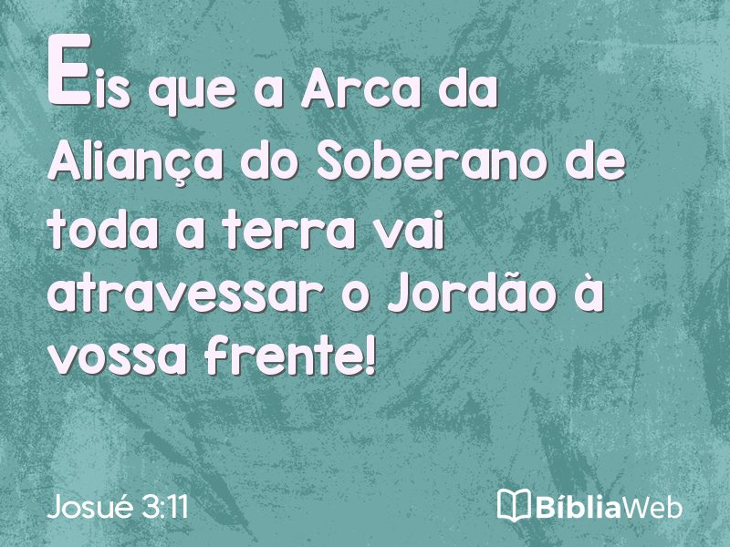 Josué 3:11 em imagem para compartilhar