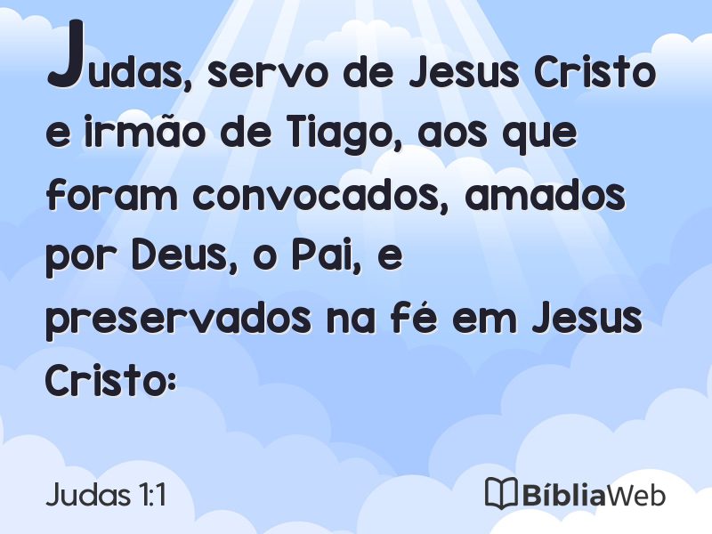 Judas 1:1 em imagem para compartilhar