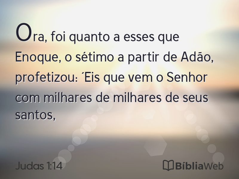 Judas 1:14 em imagem para compartilhar