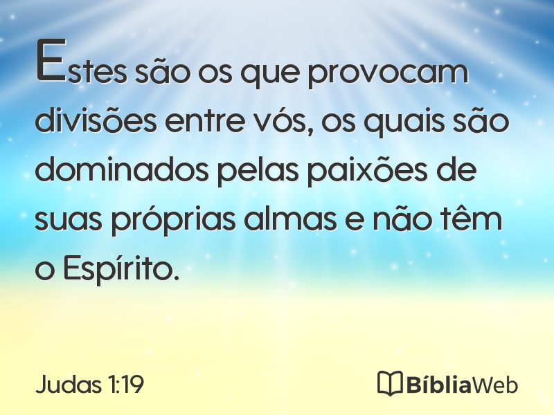 Judas 1:19 em imagem para compartilhar
