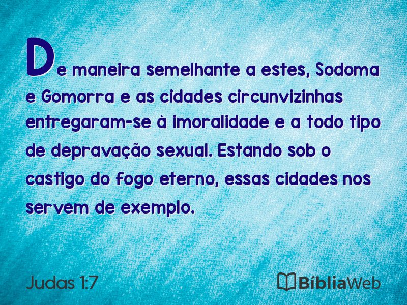 Judas 1:7 em imagem para compartilhar