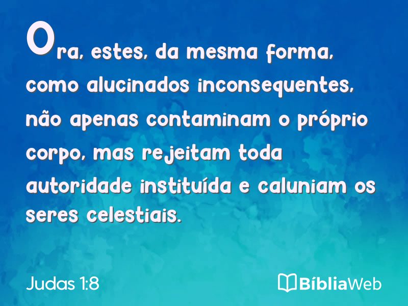 Judas 1:8 em imagem para compartilhar