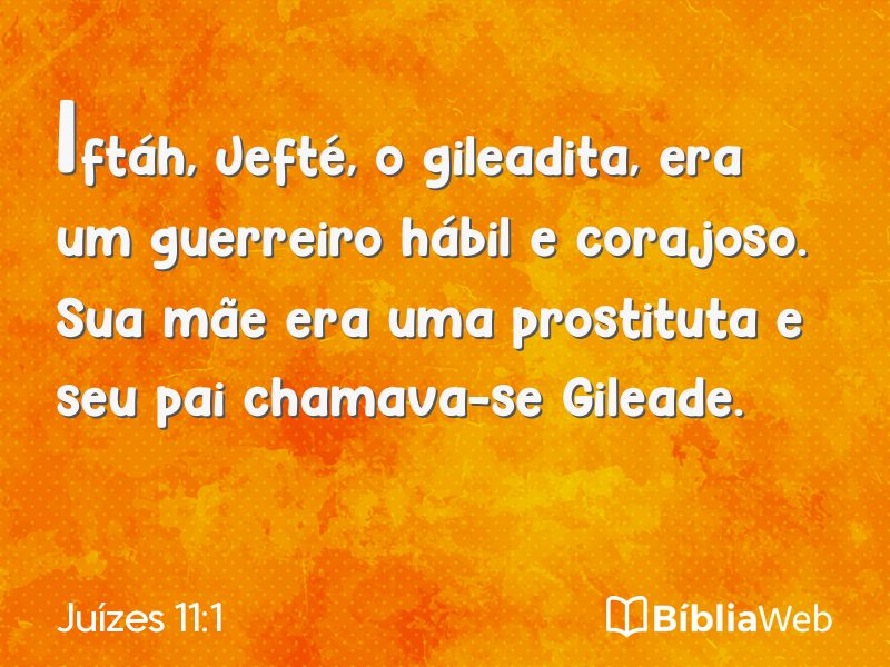 Juízes 11:1 em imagem para compartilhar