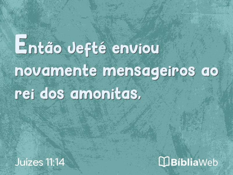 Juízes 11:14 em imagem para compartilhar
