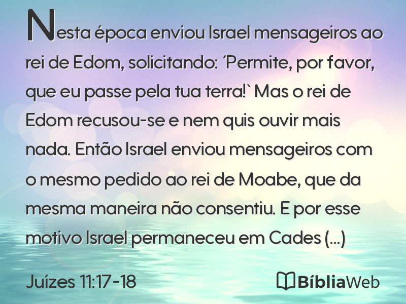 Juízes 11:17-18 em imagem para compartilhar