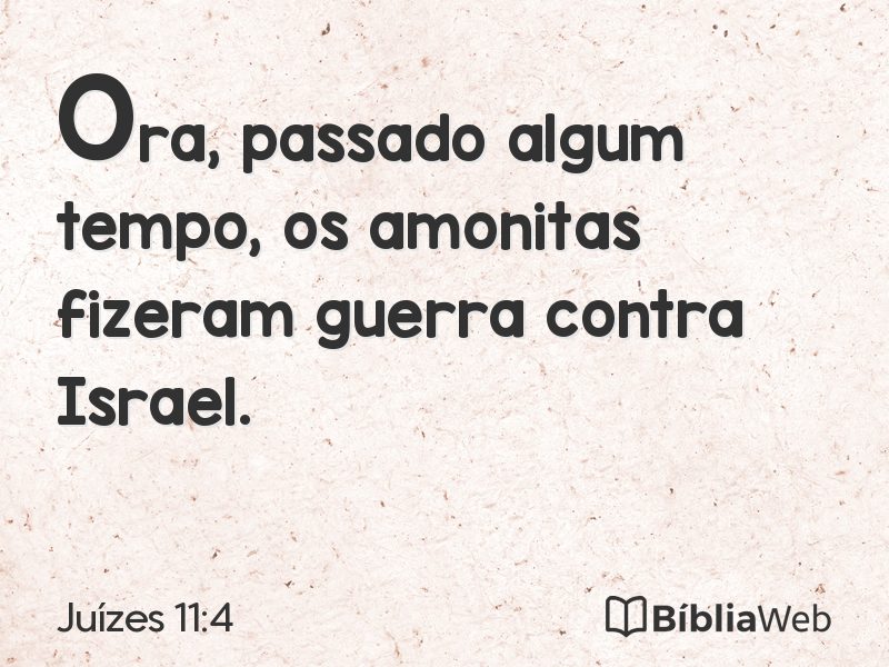 Juízes 11:4 em imagem para compartilhar