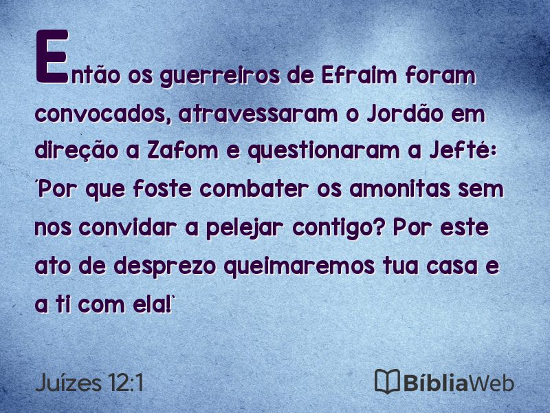 Juízes 12:1 em imagem para compartilhar