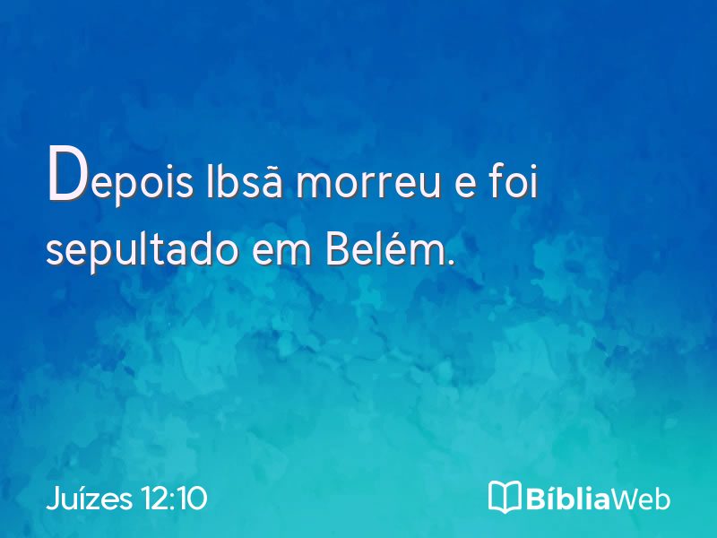Juízes 12:10 em imagem para compartilhar