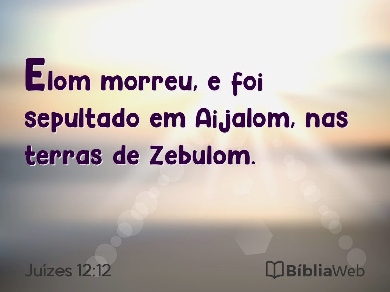 Juízes 12:12 em imagem para compartilhar