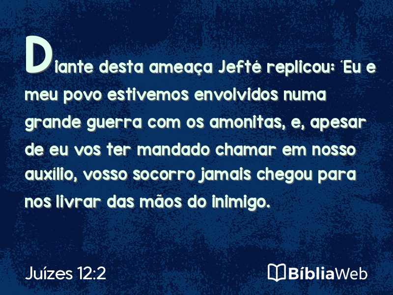 Juízes 12:2 em imagem para compartilhar