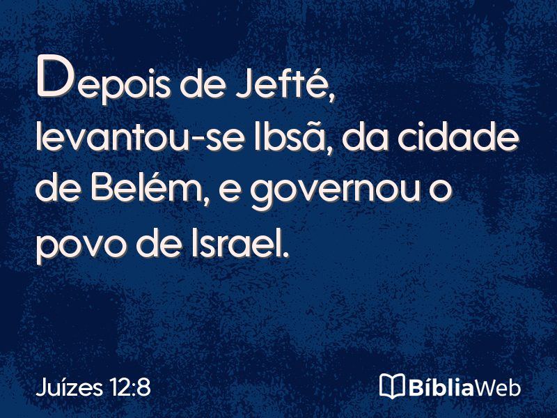 Juízes 12:8 em imagem para compartilhar