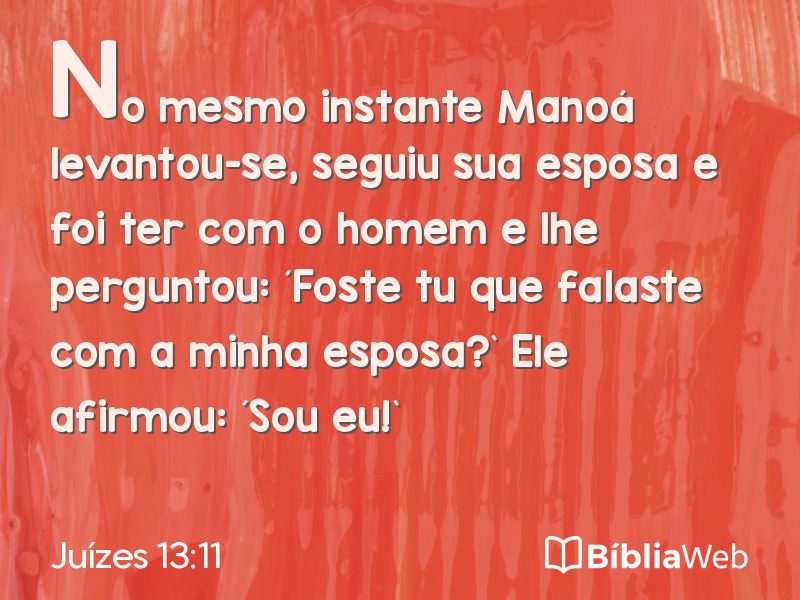 Juízes 13:11 em imagem para compartilhar