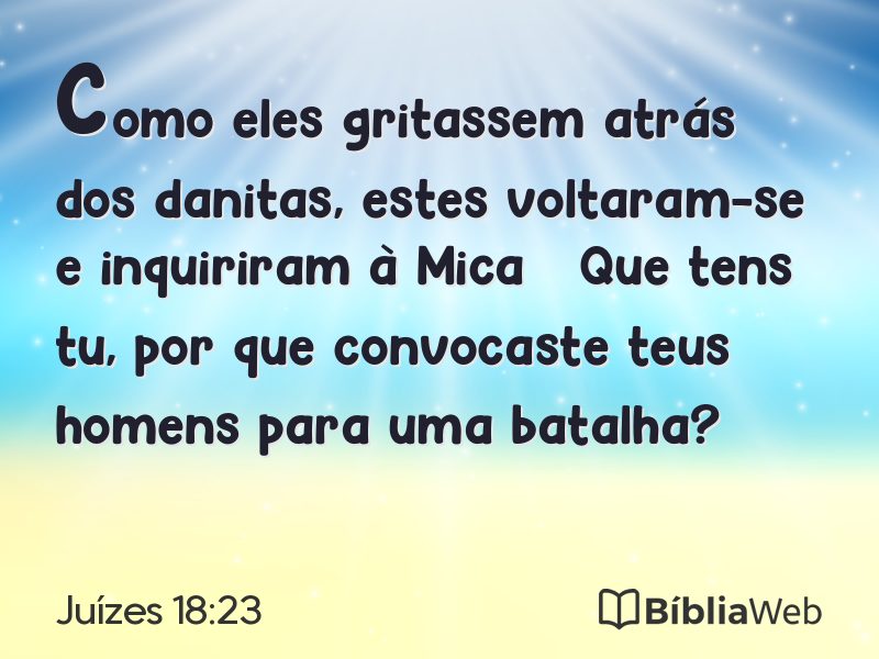 Juízes 18:23 em imagem para compartilhar
