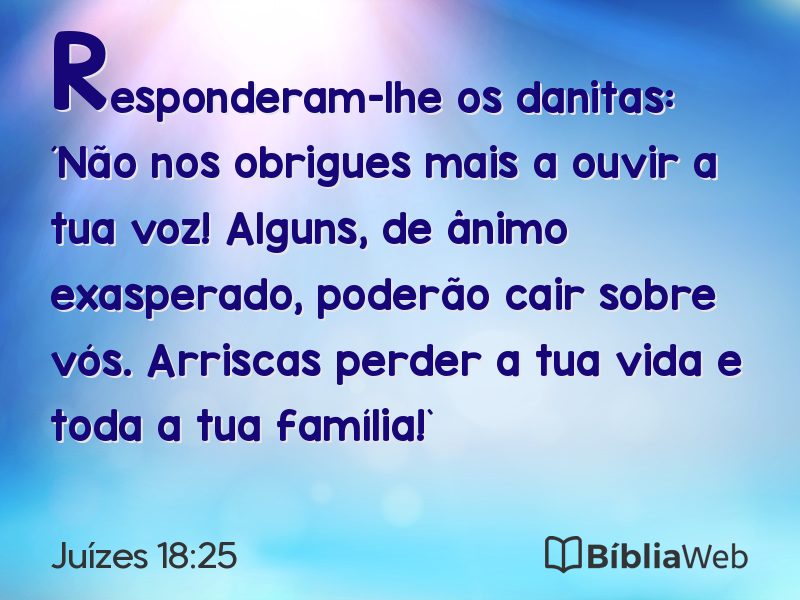 Juízes 18:25 em imagem para compartilhar