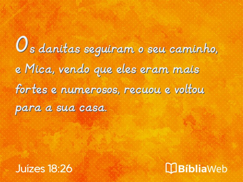 Juízes 18:26 em imagem para compartilhar