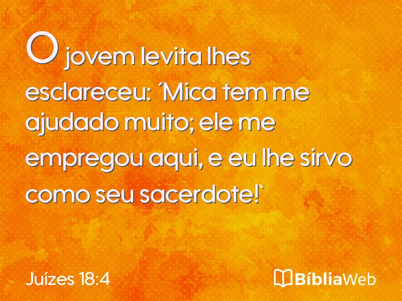 Juízes 18:4 em imagem para compartilhar