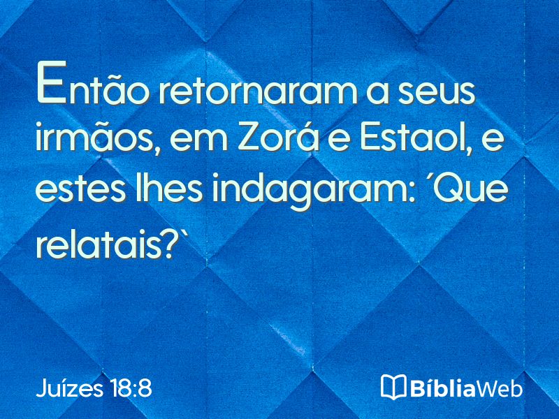 Juízes 18:8 em imagem para compartilhar