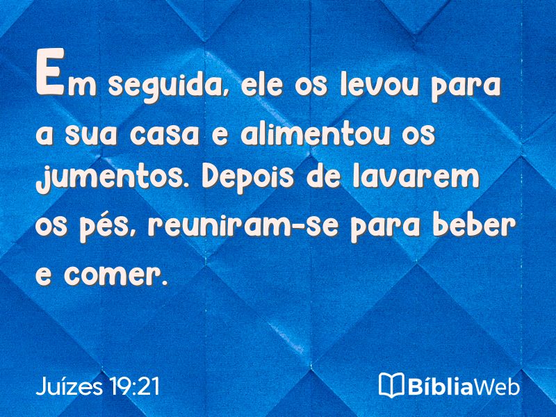 Juízes 19:21 em imagem para compartilhar
