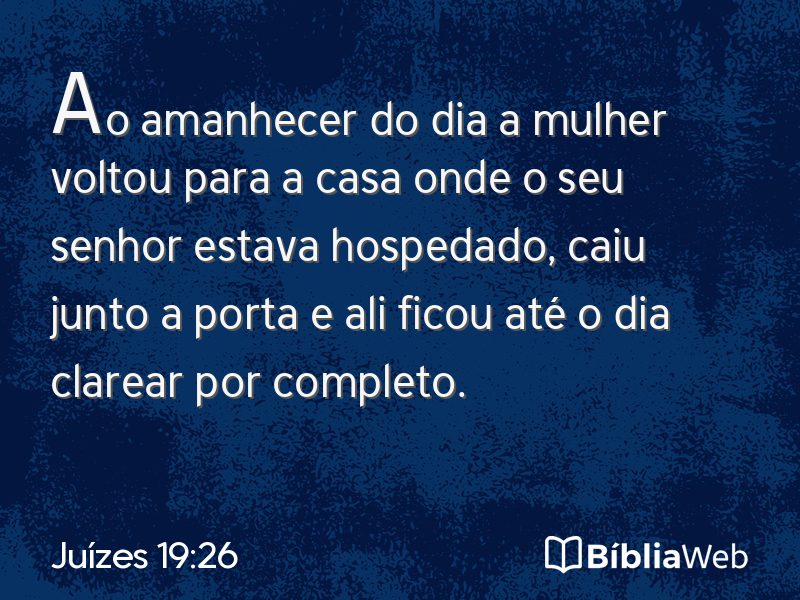 Juízes 19:26 em imagem para compartilhar