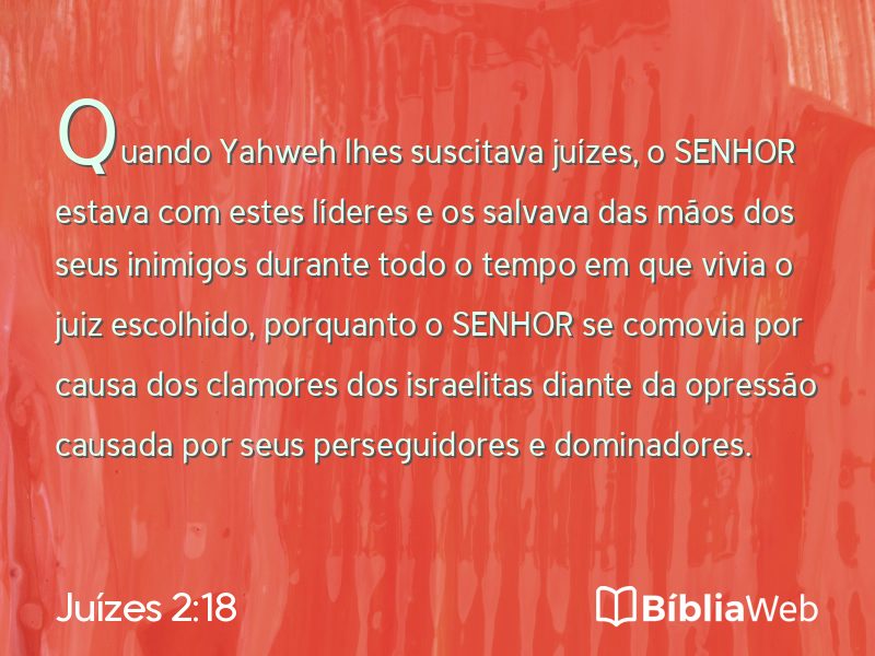 Juízes 2:18 em imagem para compartilhar