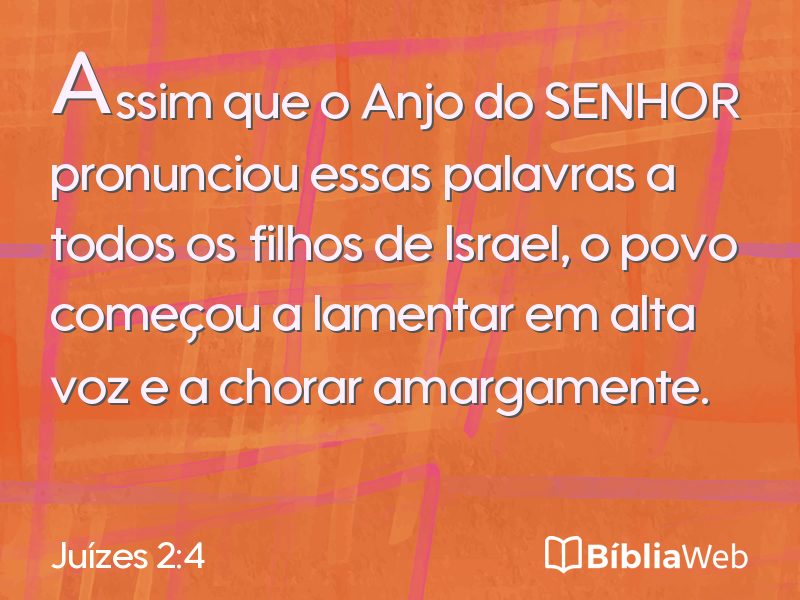Juízes 2:4 em imagem para compartilhar