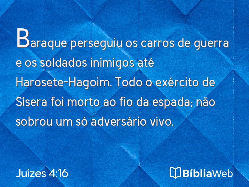 Juízes 4:16 em imagem para compartilhar