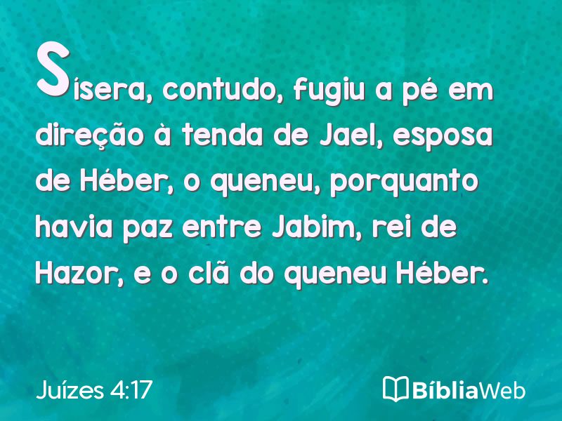 Juízes 4:17 em imagem para compartilhar