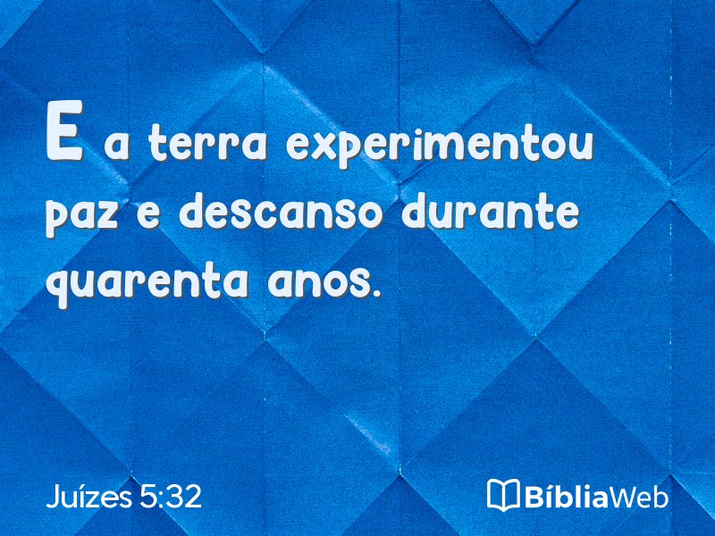 Juízes 5:32 em imagem para compartilhar