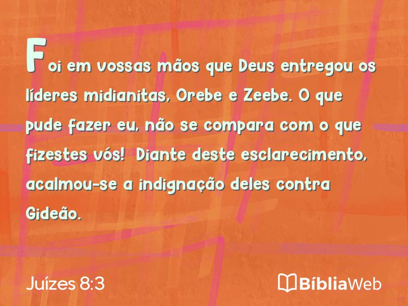 Juízes 8:3 em imagem para compartilhar