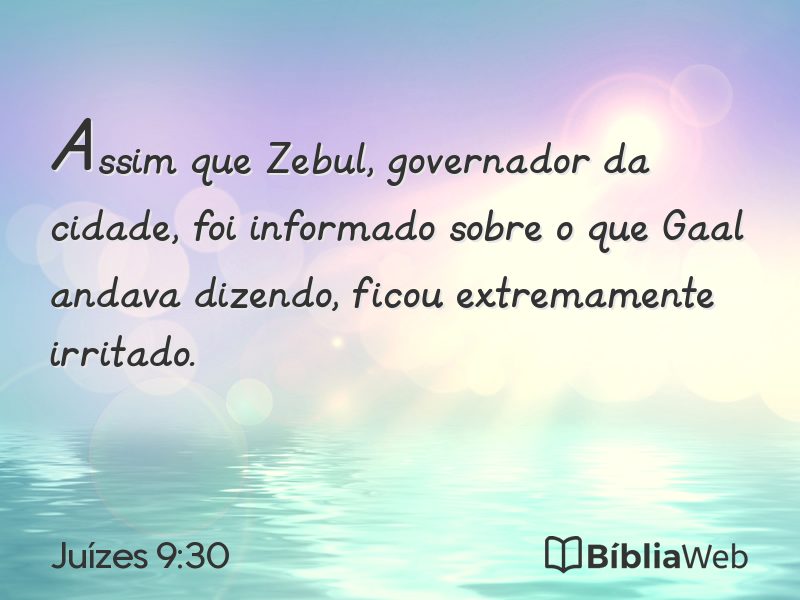 Juízes 9:30 em imagem para compartilhar