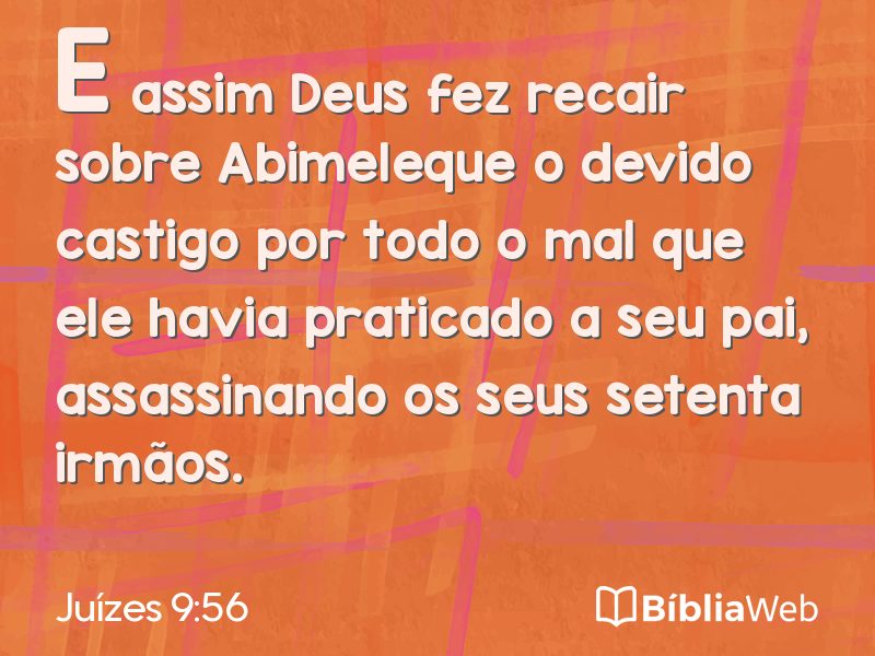 Juízes 9:56 em imagem para compartilhar