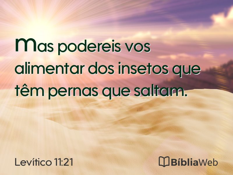 Levítico 11:21 em imagem para compartilhar