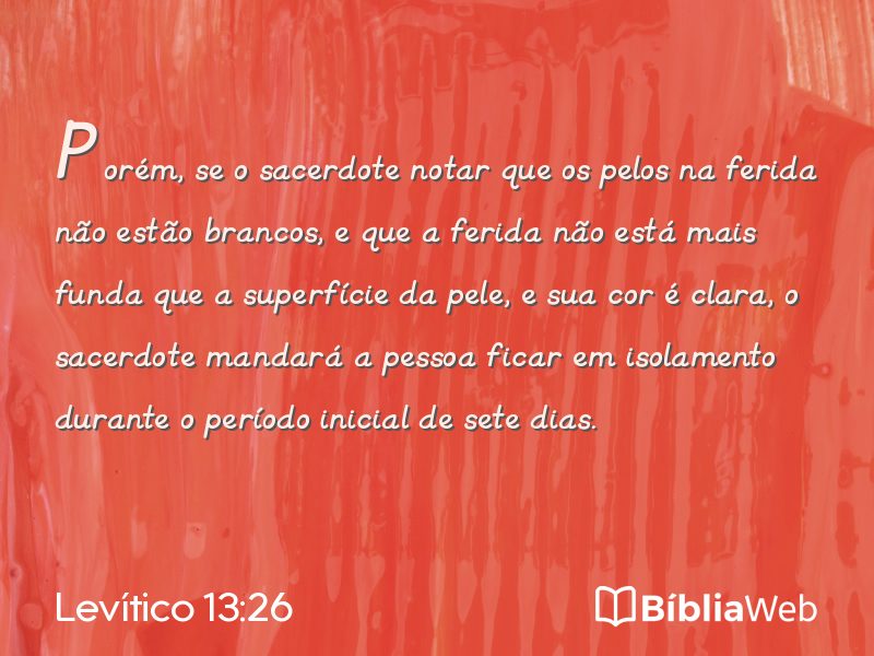Levítico 13:26 em imagem para compartilhar
