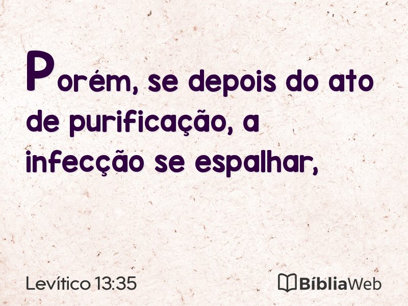 Levítico 13:35 em imagem para compartilhar