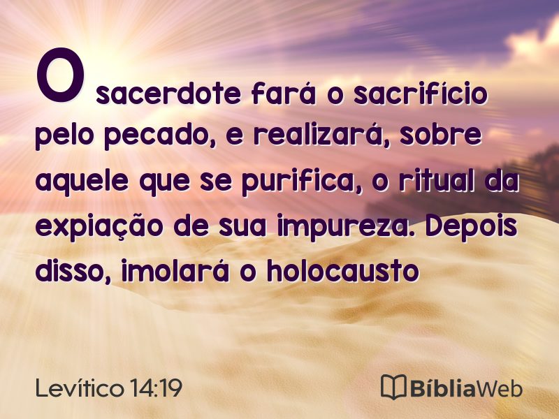 Levítico 14:19 em imagem para compartilhar