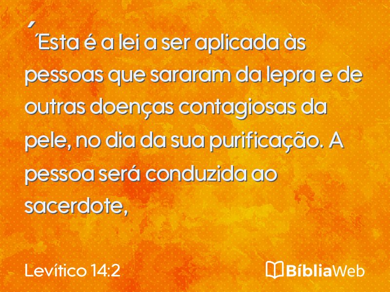 Levítico 14:2 em imagem para compartilhar