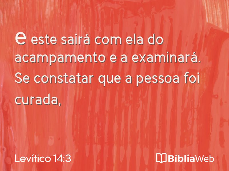 Levítico 14:3 em imagem para compartilhar