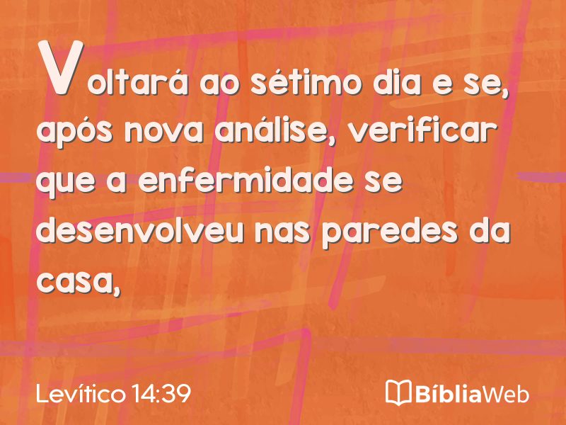 Levítico 14:39 em imagem para compartilhar