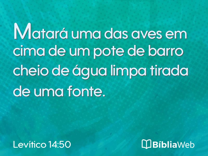 Levítico 14:50 em imagem para compartilhar