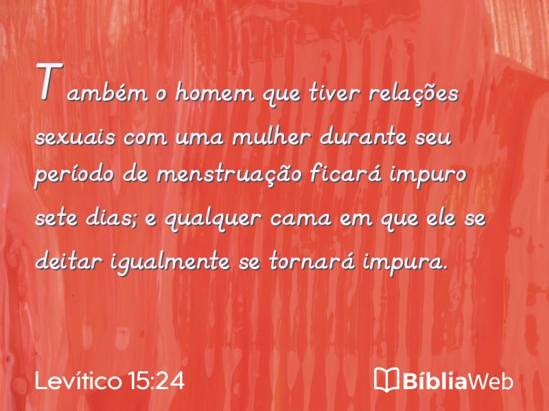 Levítico 15:24 em imagem para compartilhar