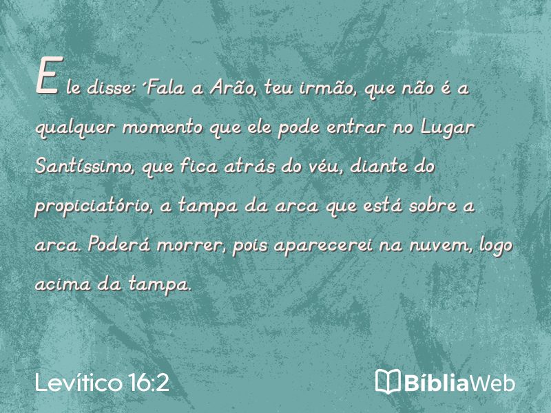 Levítico 16:2 em imagem para compartilhar