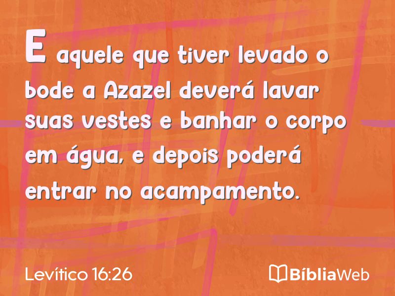 Levítico 16:26 em imagem para compartilhar