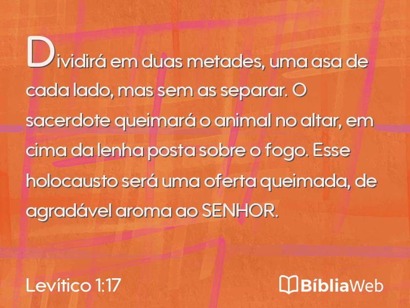 Levítico 1:17 em imagem para compartilhar