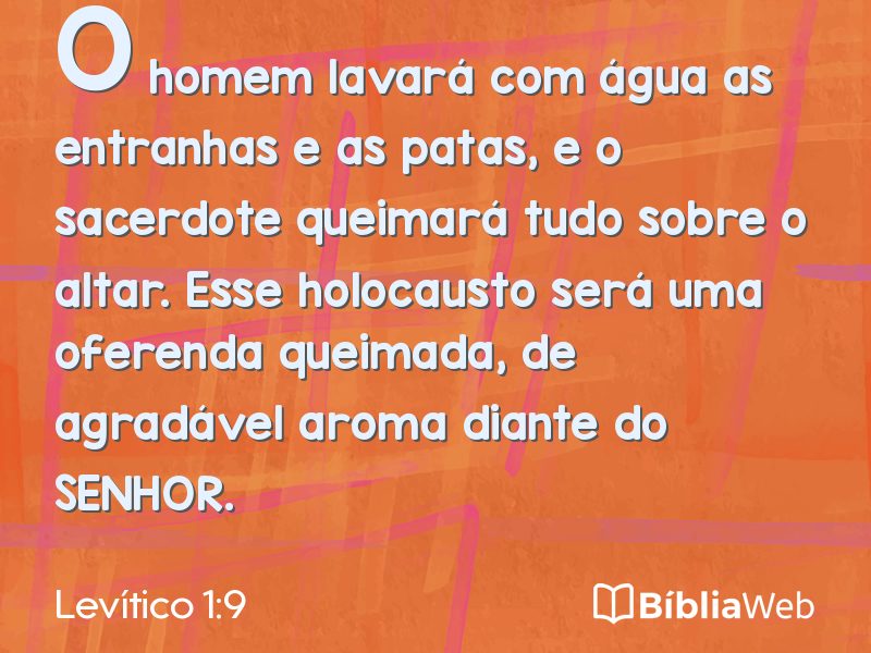Levítico 1:9 em imagem para compartilhar