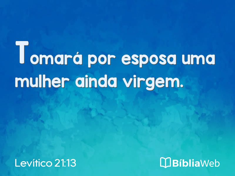 Levítico 21:13 em imagem para compartilhar